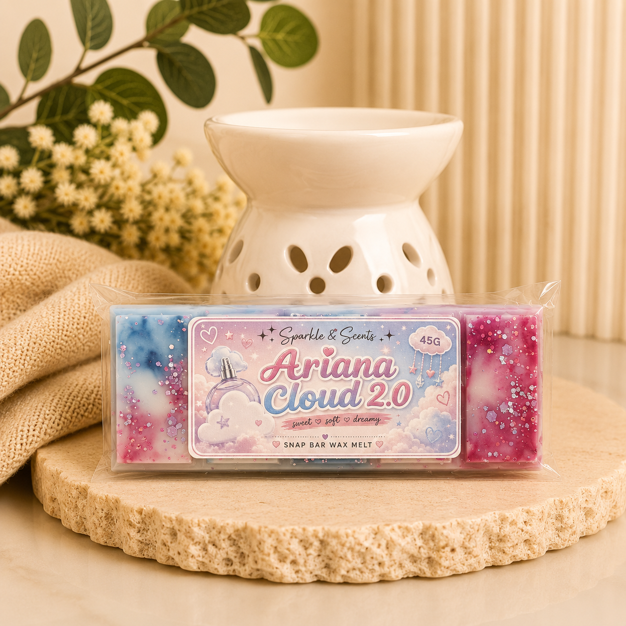 Ariana Cloud 2.0 Type Snap Bar Wax Melt