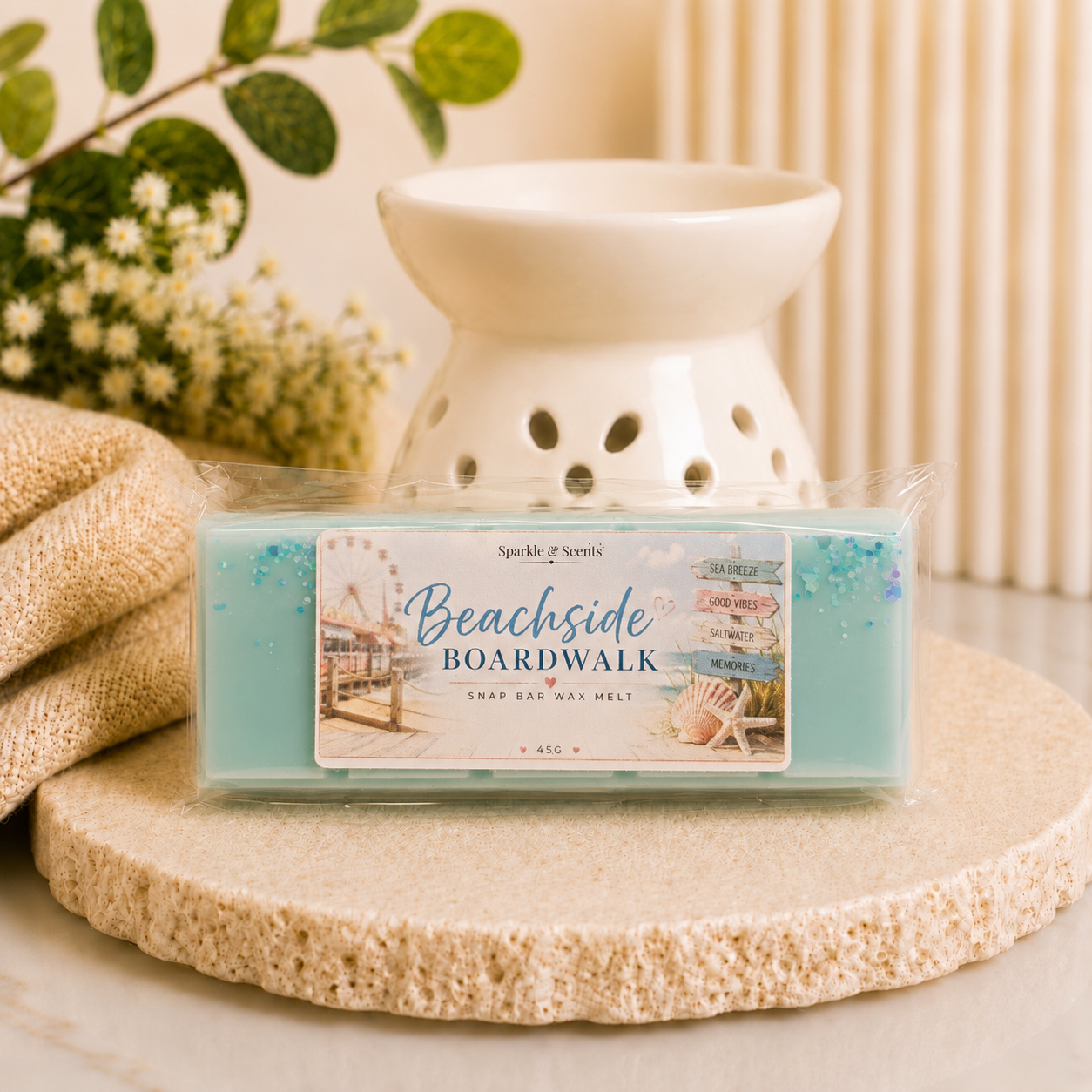 Beachside Boardwalk Snap Bar Wax Melt