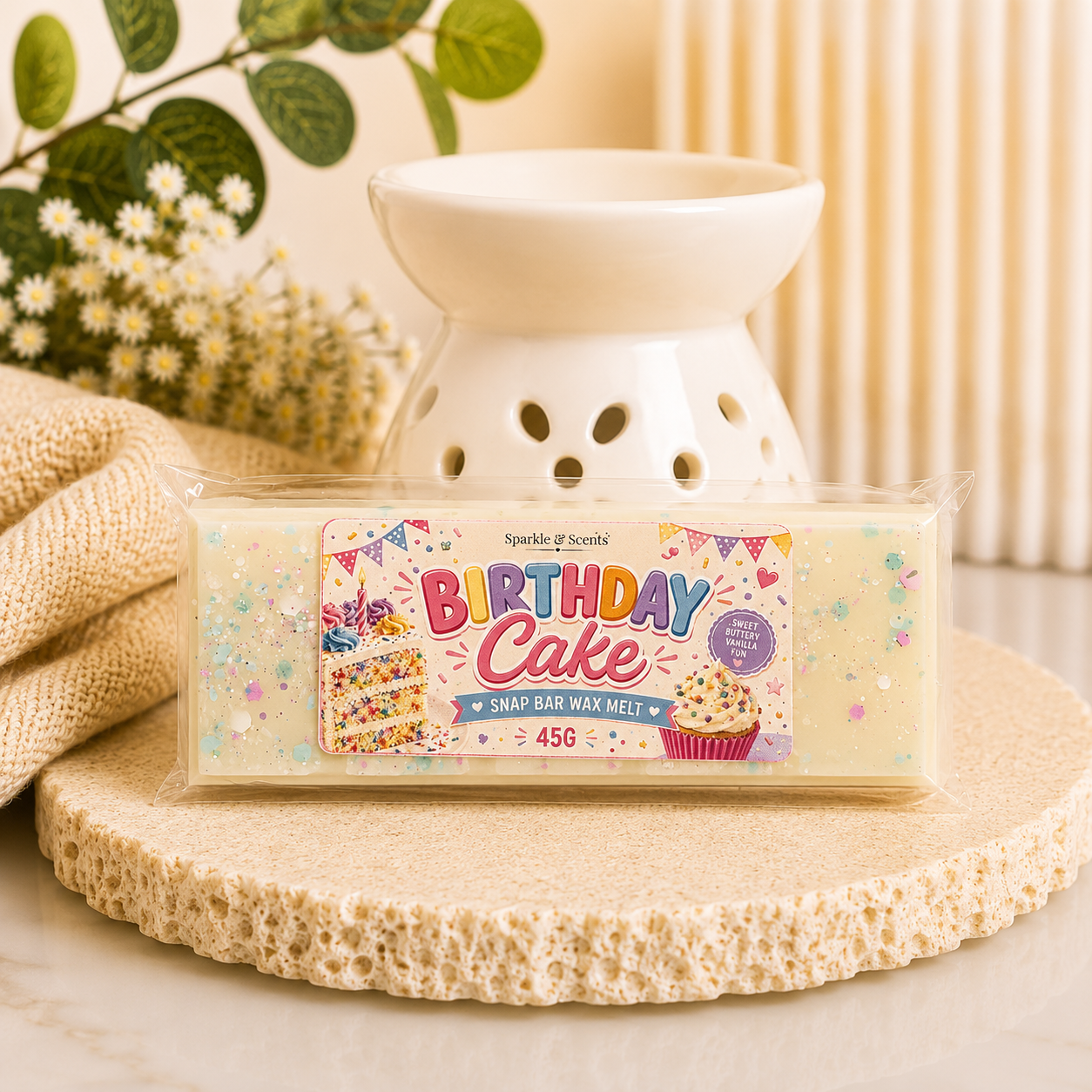 Birthday Cake Snap Bar Wax Melt