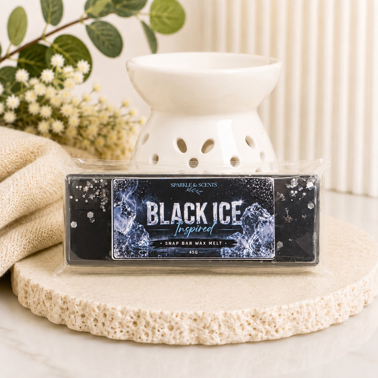 Black Ice Type Snap Bar Wax Melt