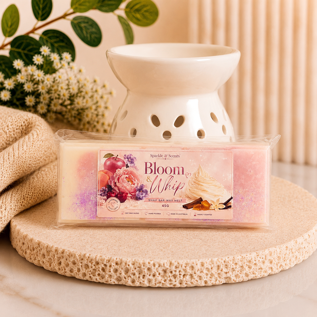 Bloom & Whip Snap Bar Wax Melt