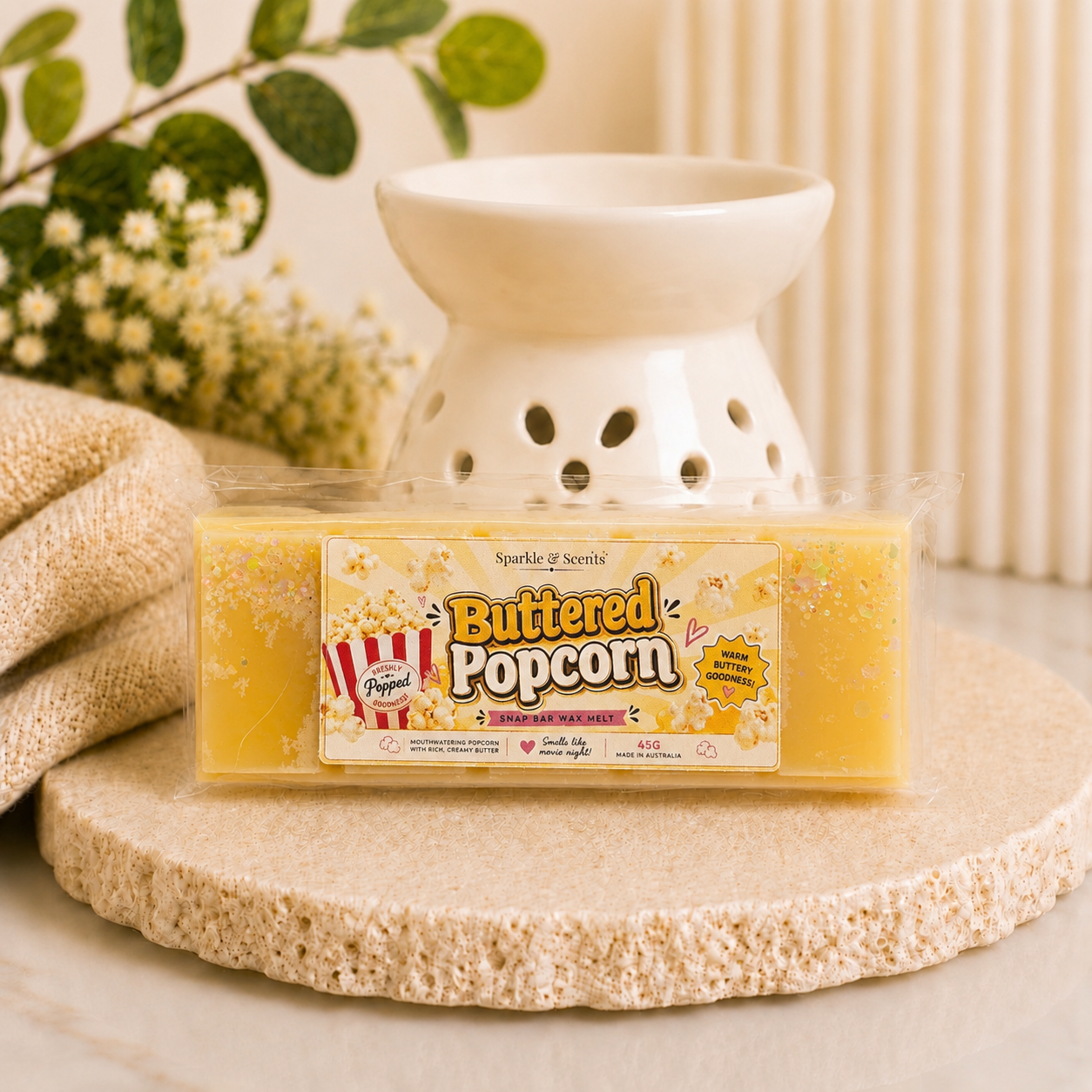 Buttered Popcorn Snap Bar Wax Melt
