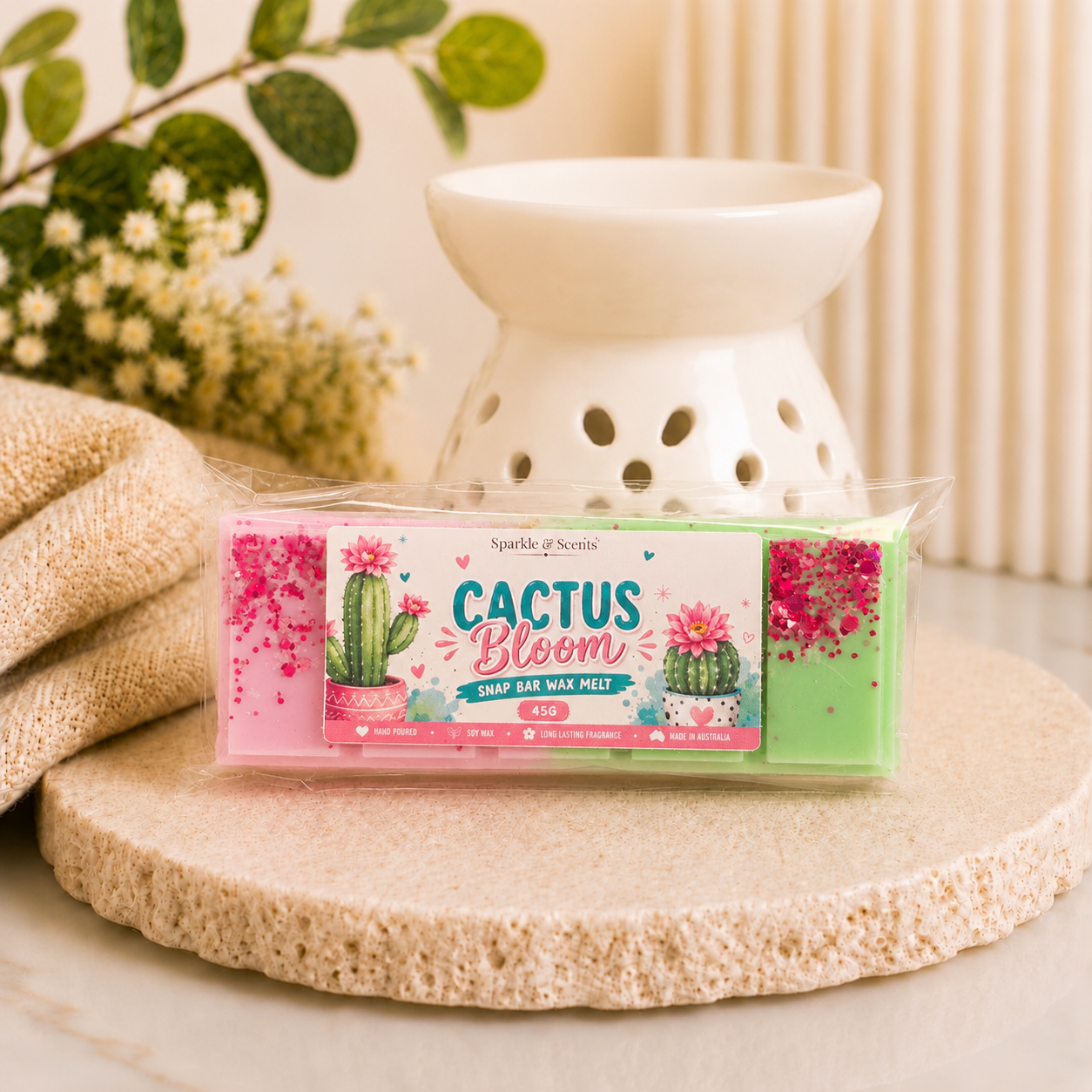Cactus Blossom Snap Bar Wax Melt