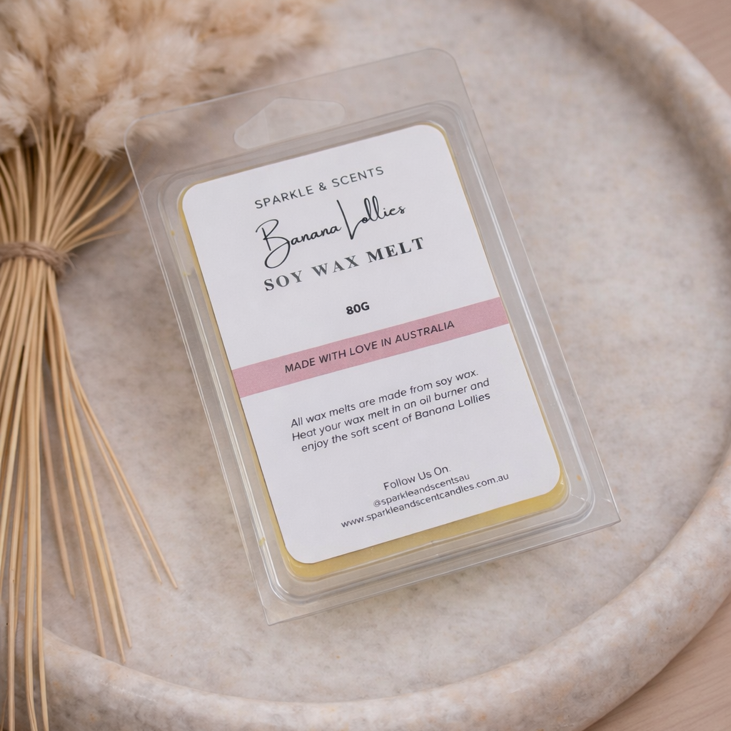 Banana Lollies Clamshell Soy Wax Melt