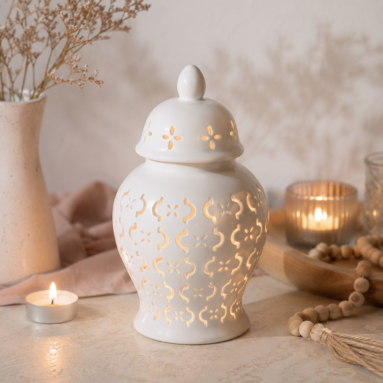 Moroccan Lantern Cut Out Tealight Wax Melt Warmer