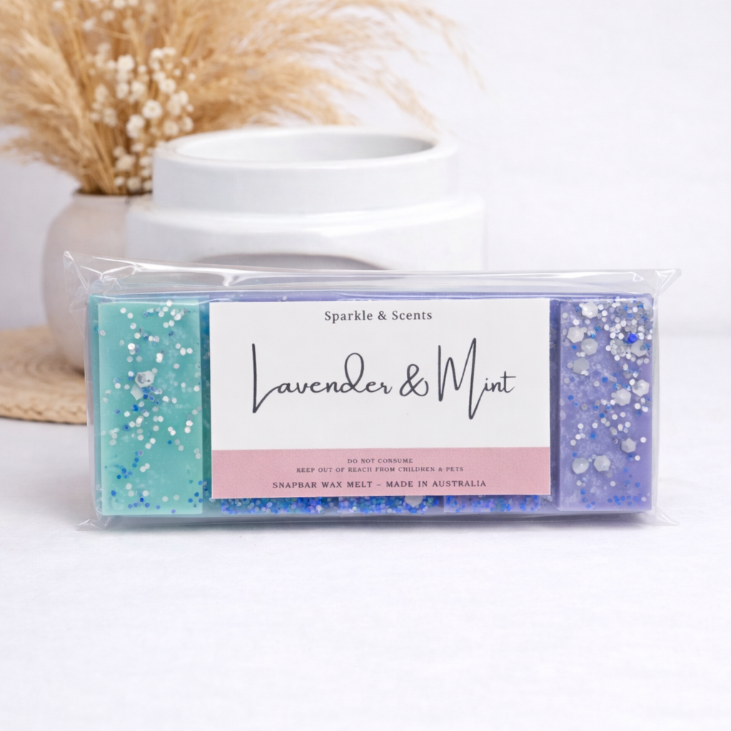 Lavender and Mint Snap Bar Wax Melts