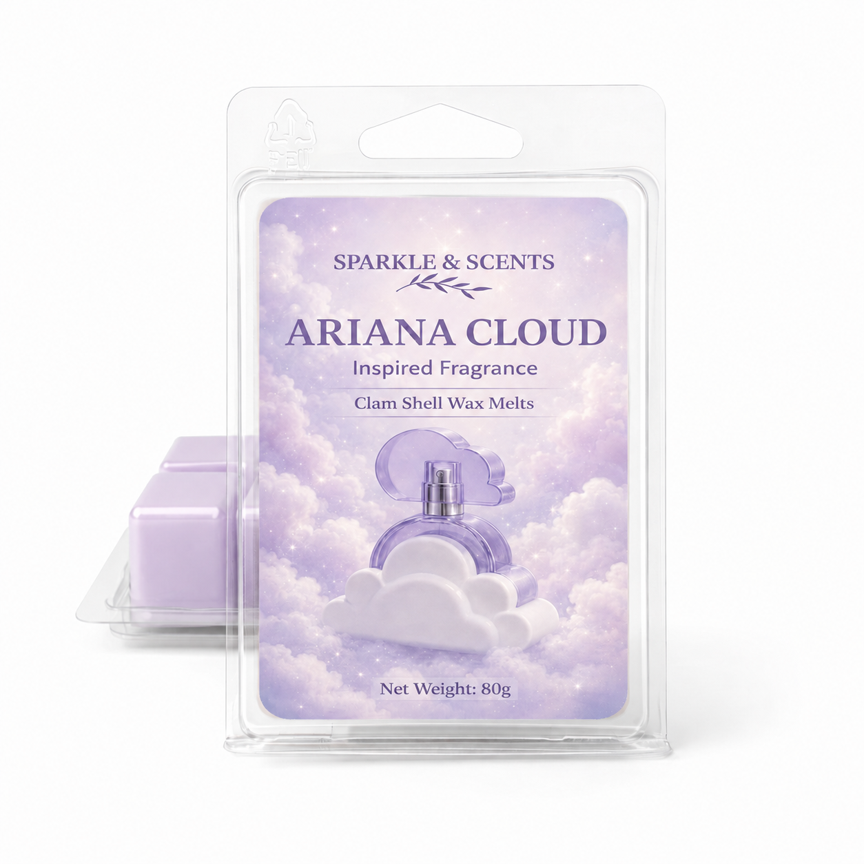 Cloud Inspired Clamshell Soy Wax Melt