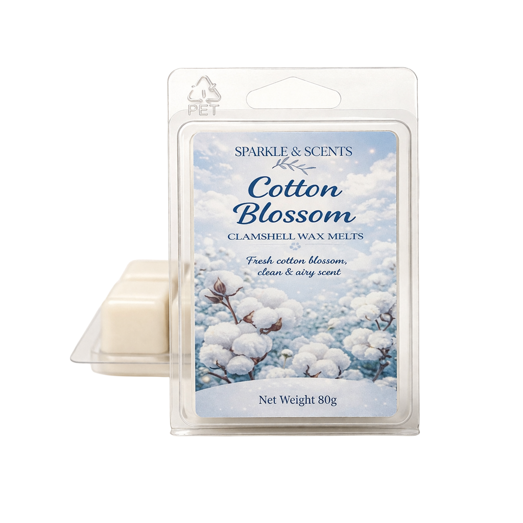 Cotton Blossom Clam Shell Soy Wax Melt