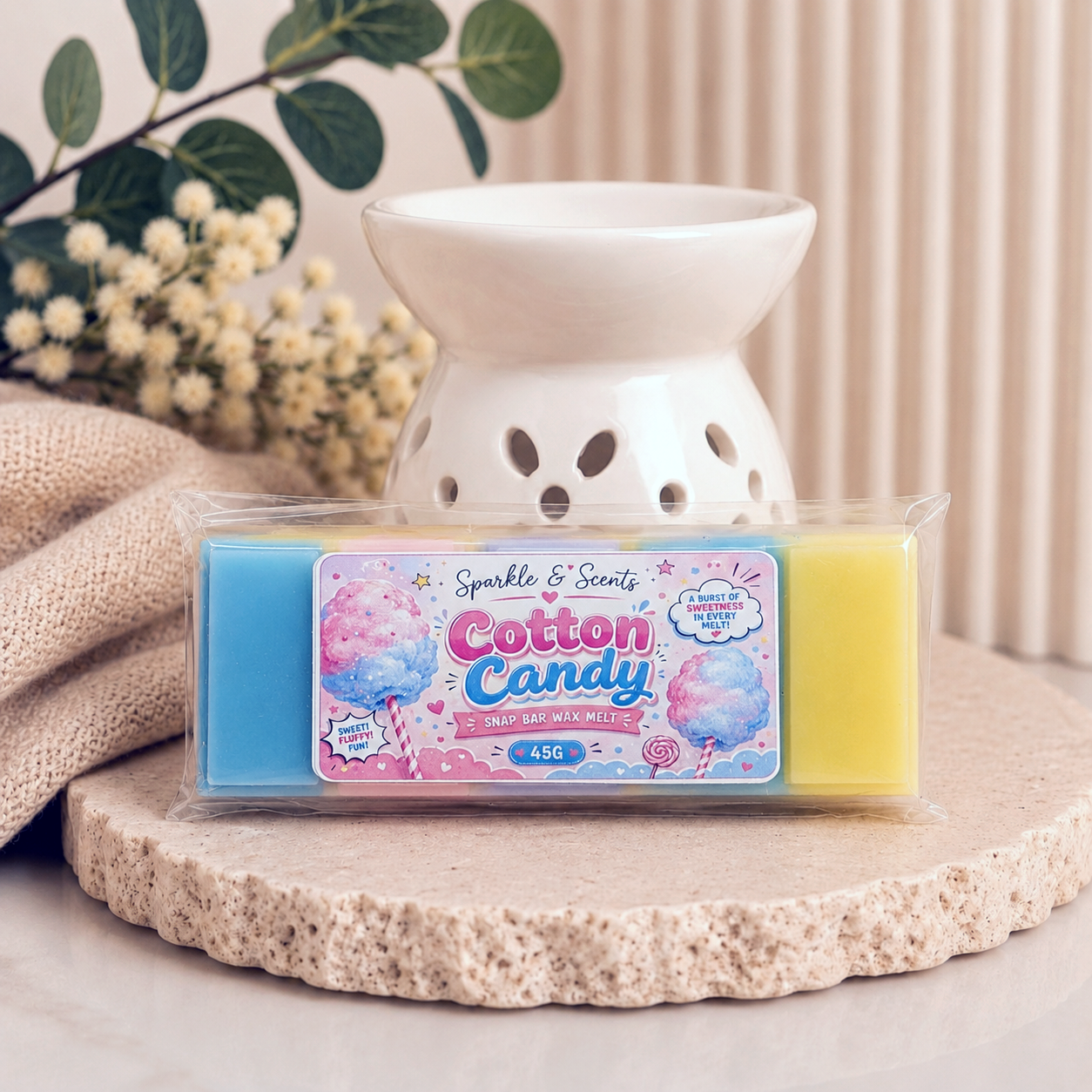 Cotton Candy Snap Bar Wax Melts