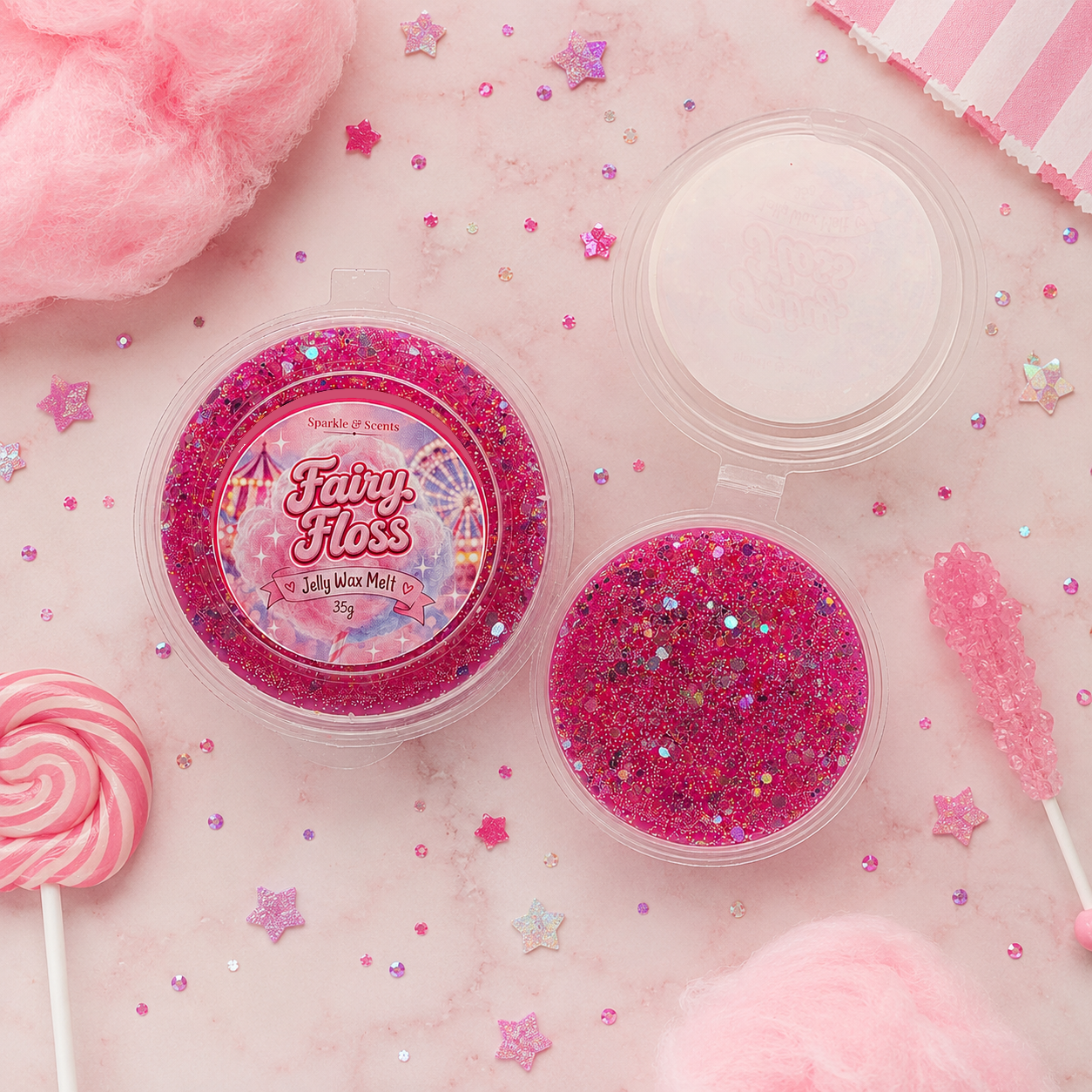 Fairy Floss Jelly Wax Melts