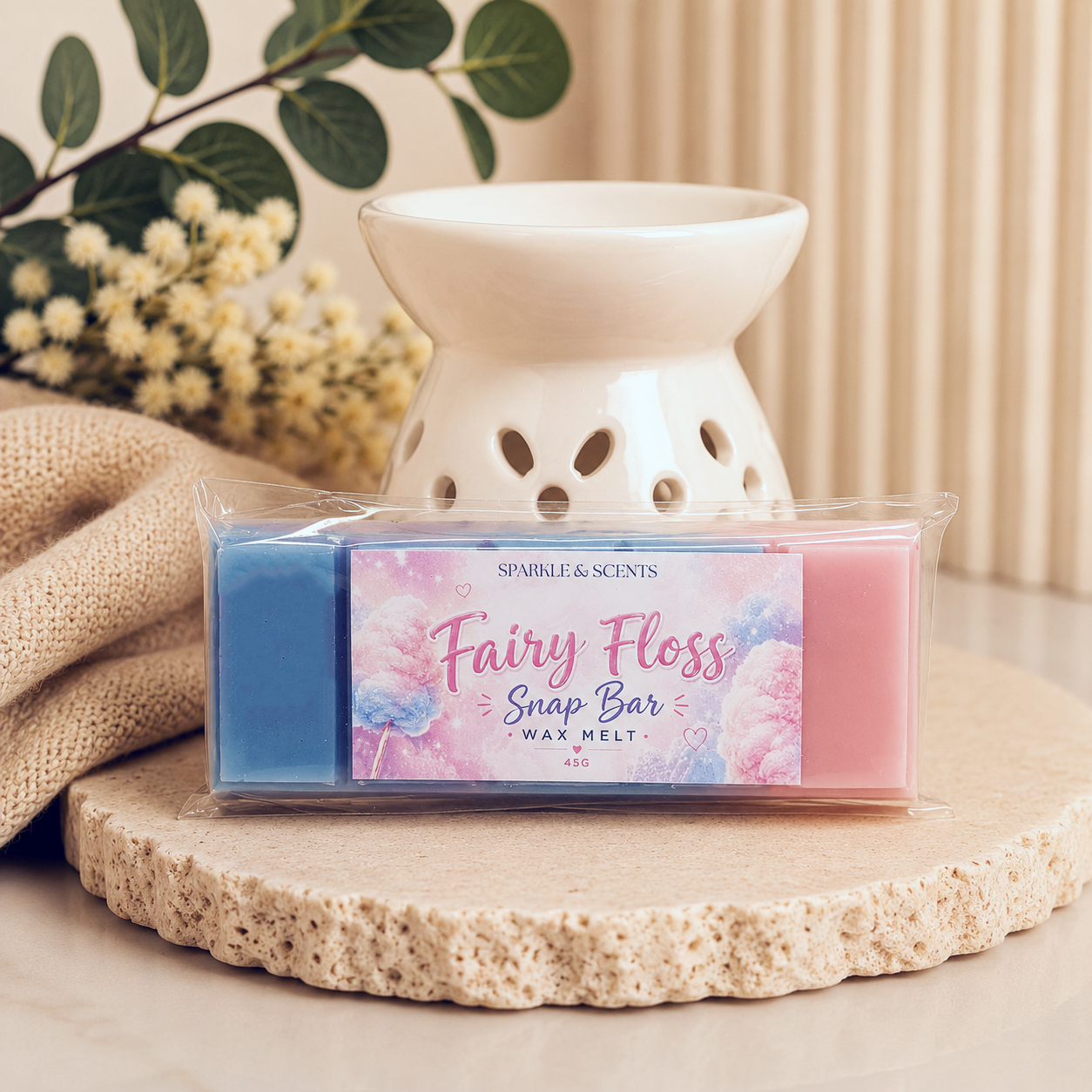 Fairy Floss Snap Bar Wax Melts