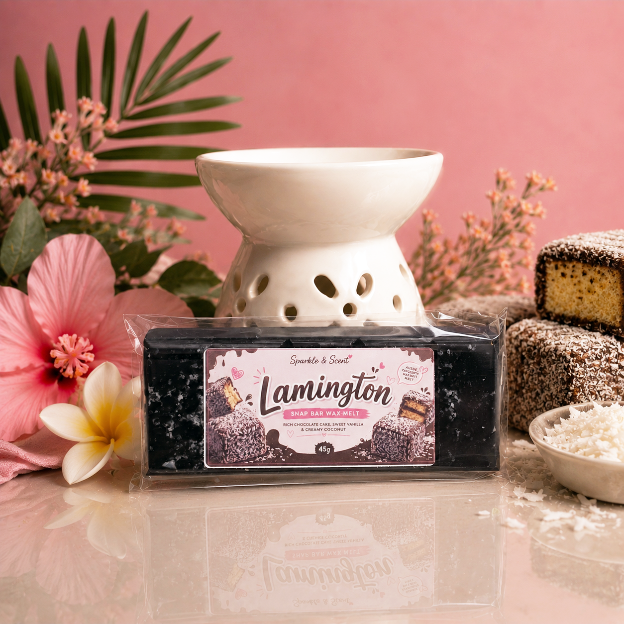Lamington Snap Bar Wax Melt
