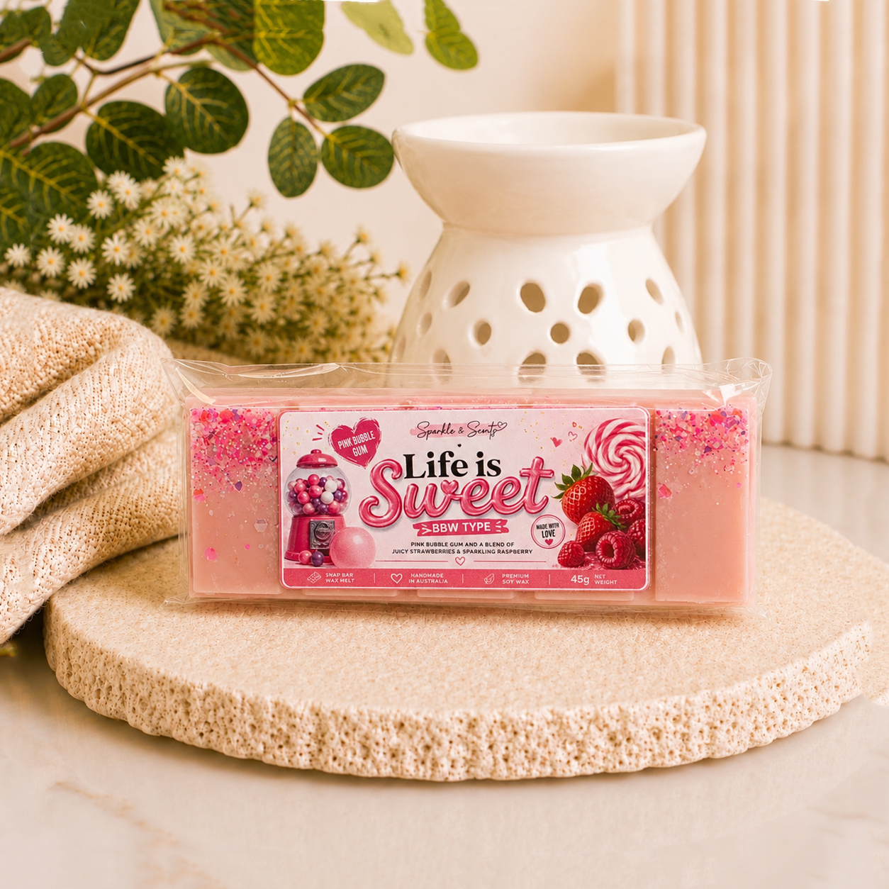 Life is Sweet BBW Type Snap Bar Wax Melt