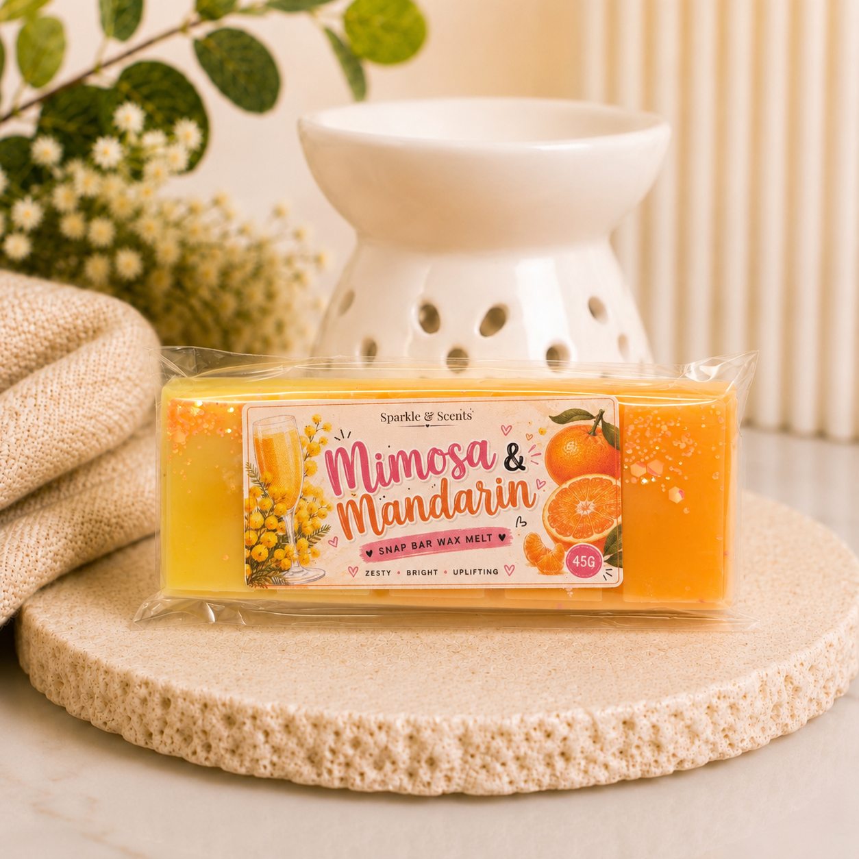 Mimosa & Mandarin Snap Bar Wax Melt