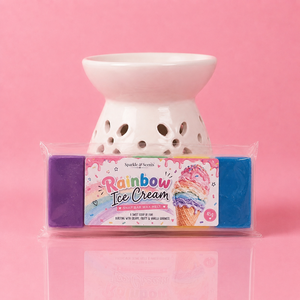 Rainbow Ice Cream Snap Bar Wax Melts