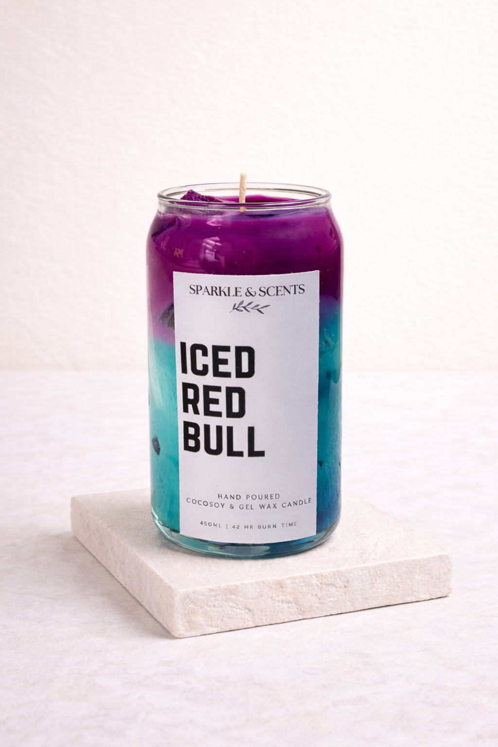 Iced Red Bull Candle