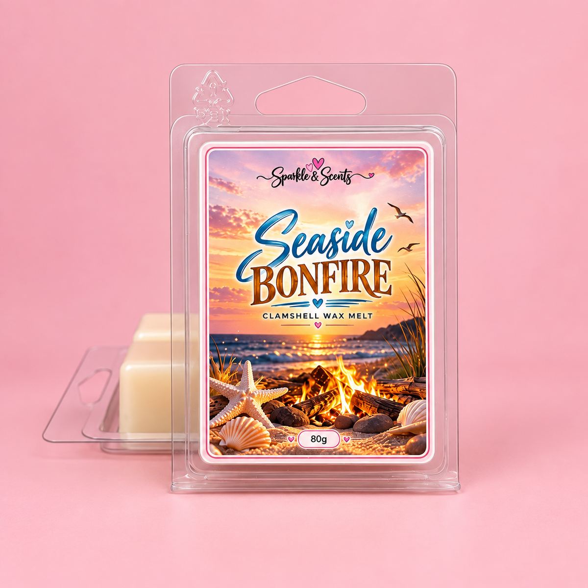Seaside Bonfire Clamshell Wax Melt