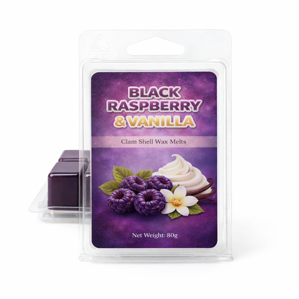 Black Raspberry & Vanilla Clam Shell Wax Melt