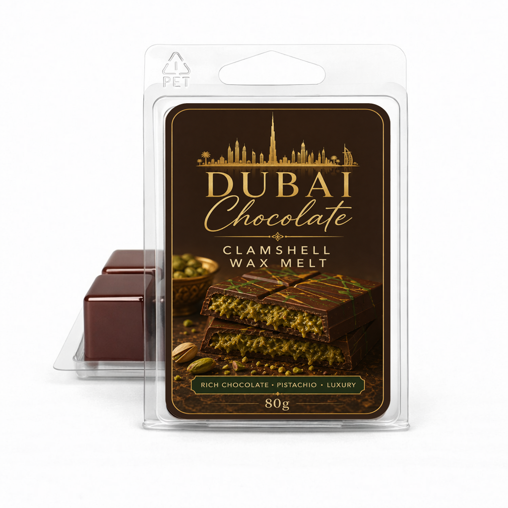 Dubai Chocolate Clamshell Soy Wax Melt