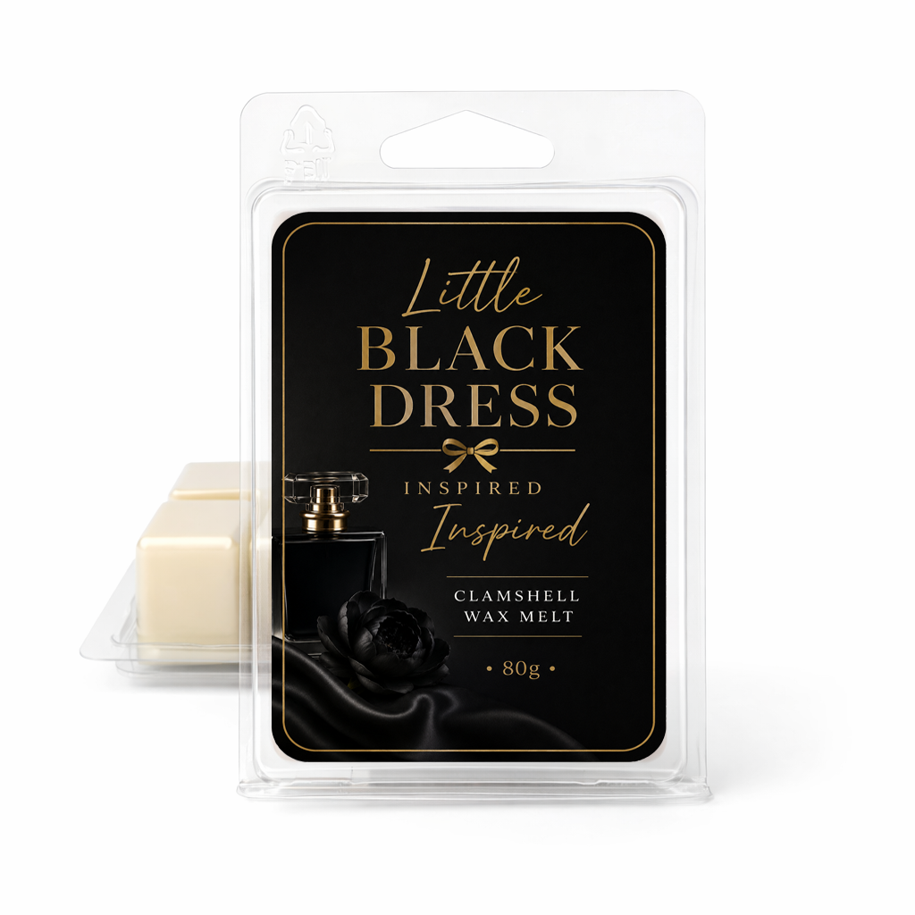 Little Black Dress Inspired Clamshell Soy Wax Melt