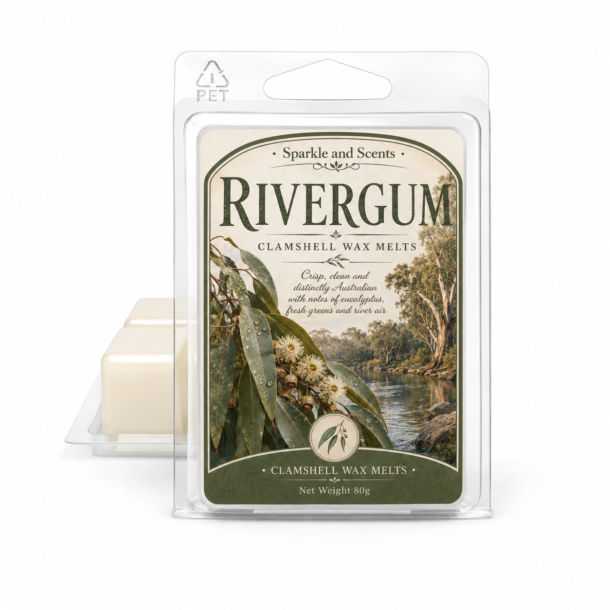 Rivergum Clamshell Soy Wax Melt