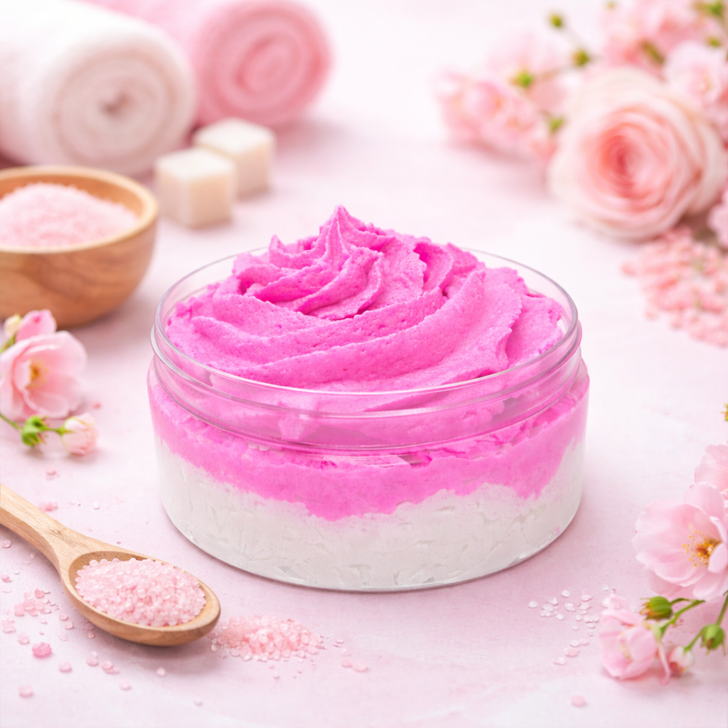 Cotton Candy Whipped Sugar Scrub