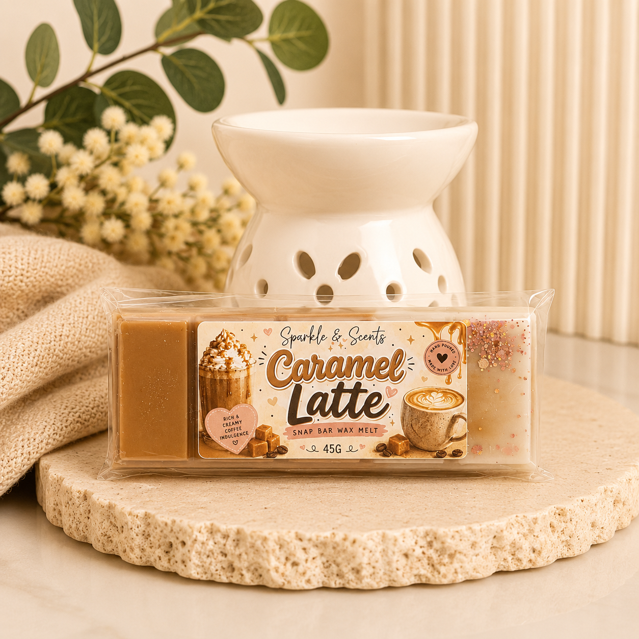 Caramel Latte Snap Bar Wax Melt