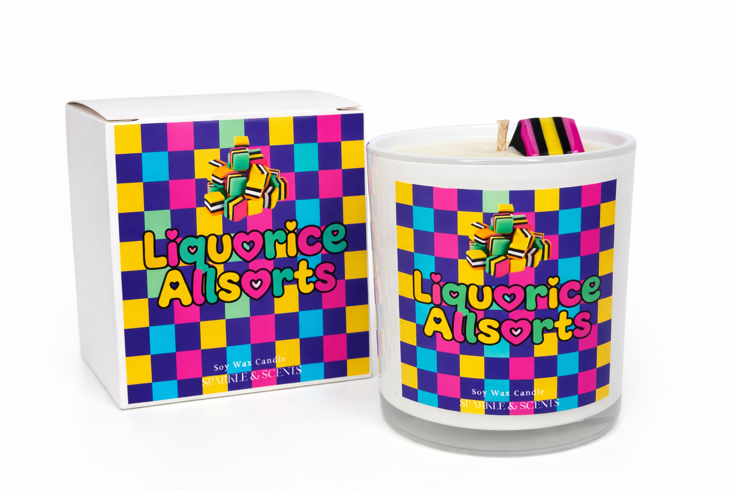 Liquorice Allsorts Candle
