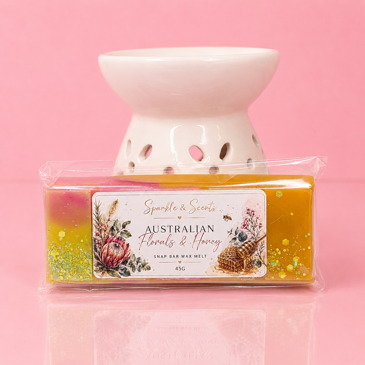 Australian Florals and Honey Snap Bar Wax Melt