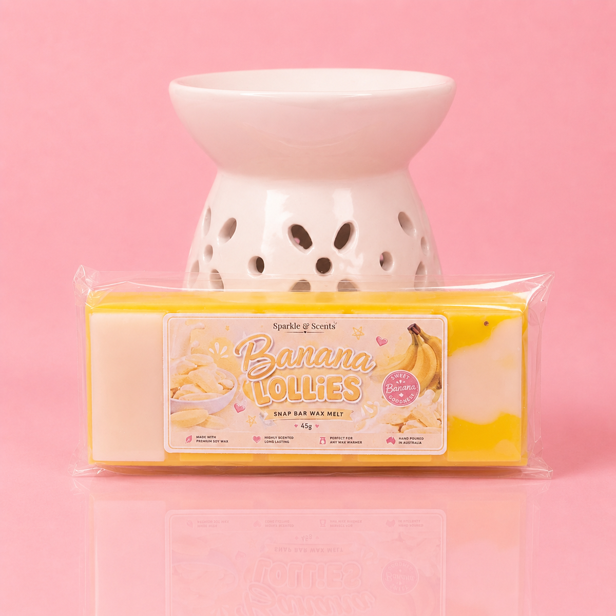 Banana Lollies Snap Bar Wax Melt