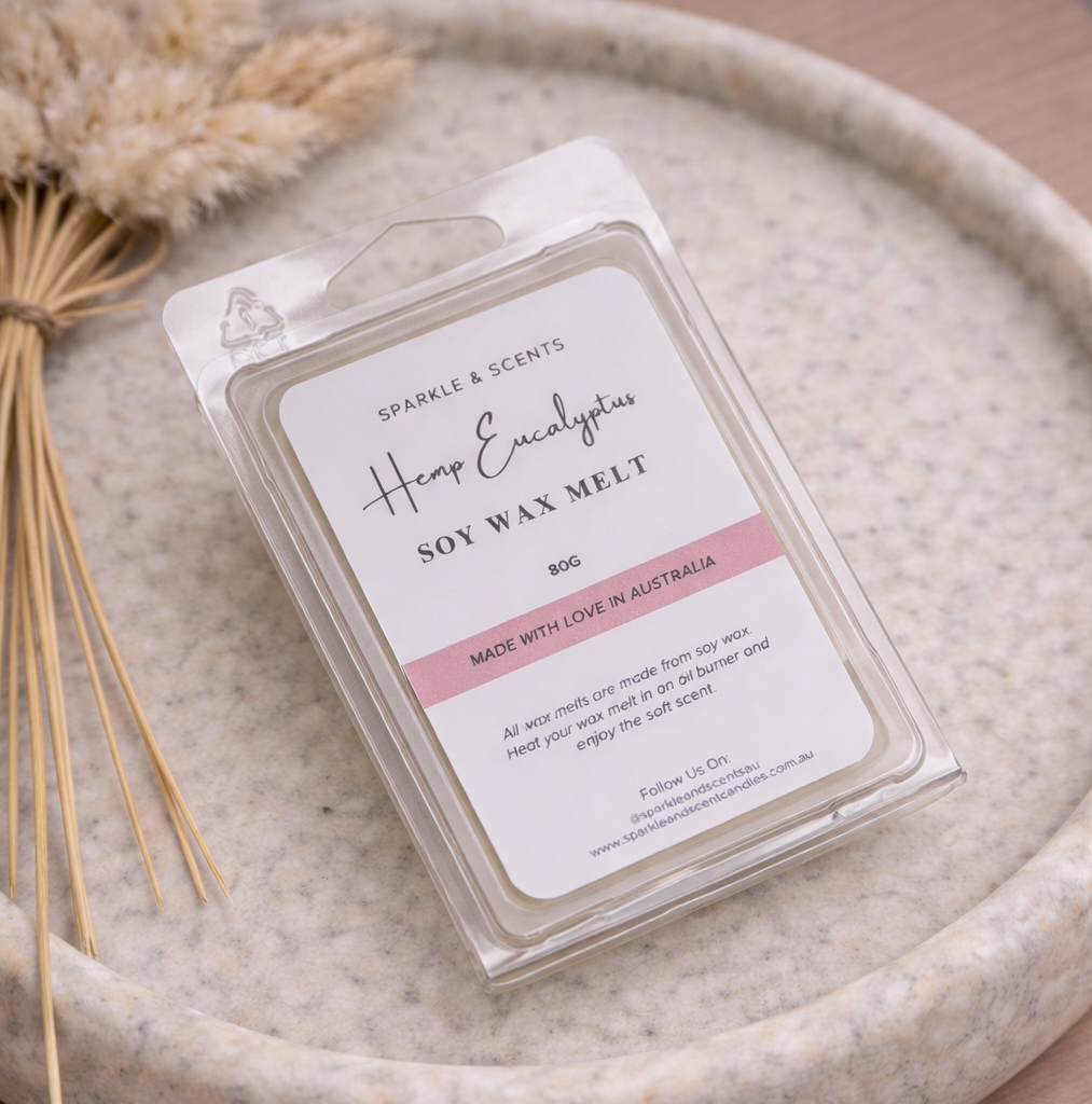 Hemp Eucalyptus Clamshell Soy Wax Melt