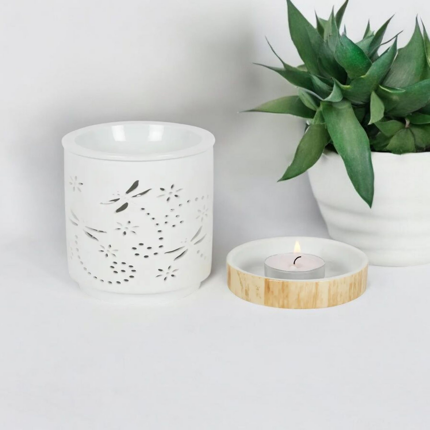 Butterfly Ceramic Tealight Wax Melt Warmer