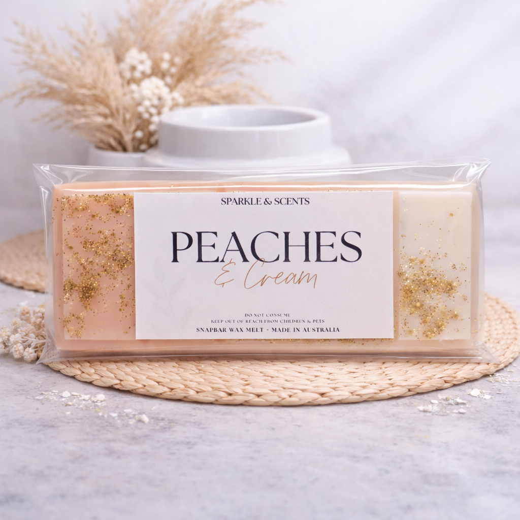 Peaches & Cream Snap Bar Wax Melts