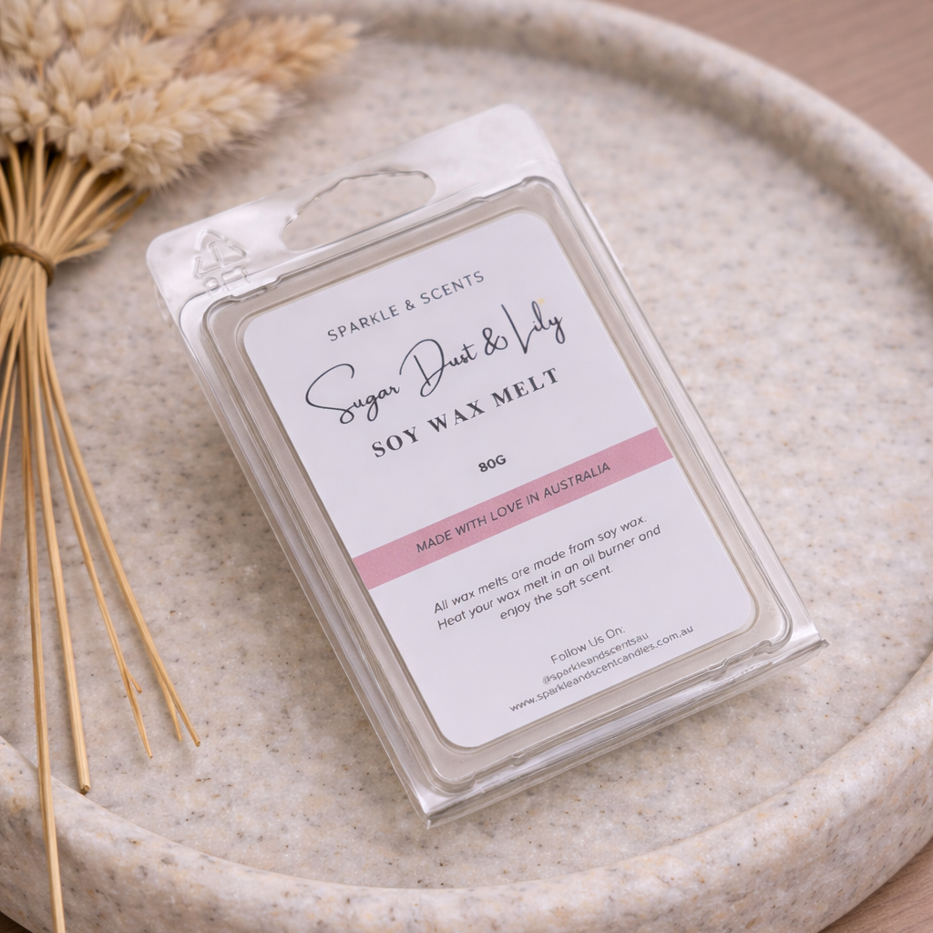 Sugar Dust & Lily Clamshell Soy Wax Melt