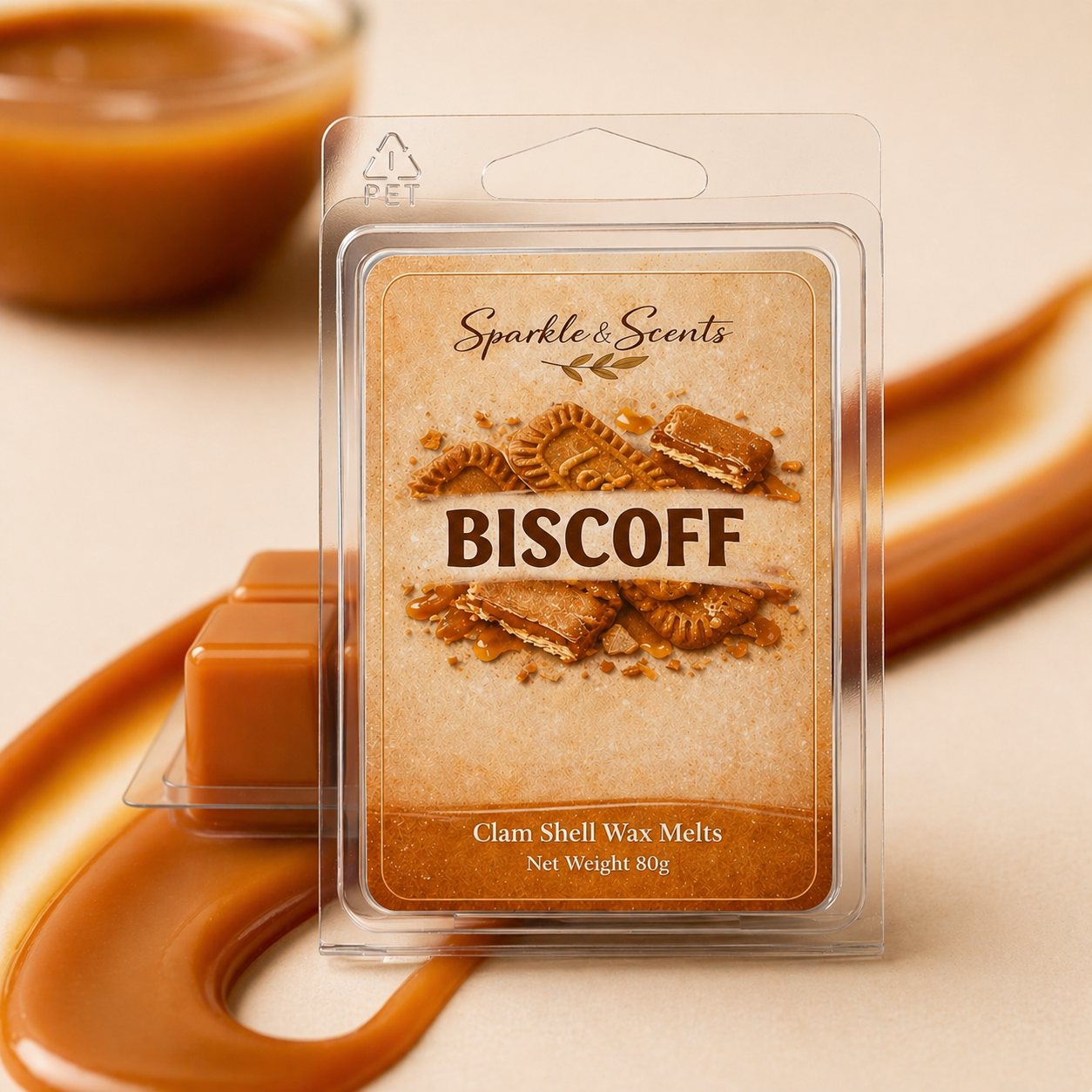 Biscoff Clam Shell Soy Wax Melt