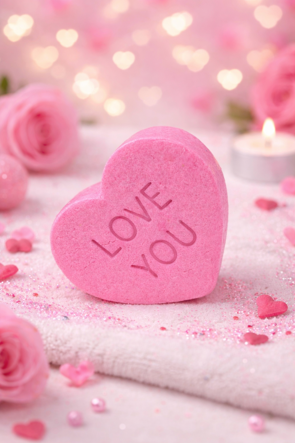Love you heart watermelon crush Bubble Bar