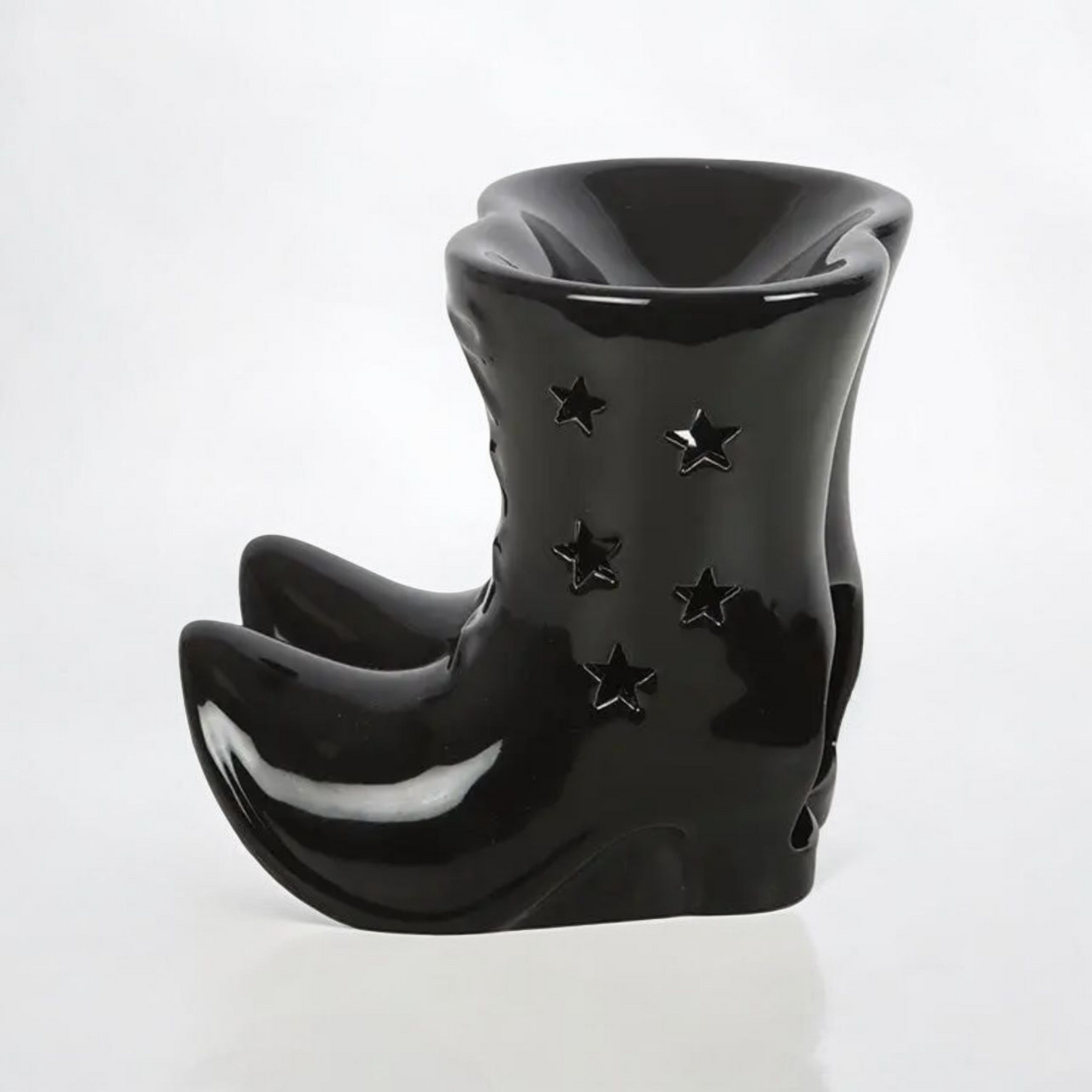 Black Witch Boots Halloween Tealight Melt Burner