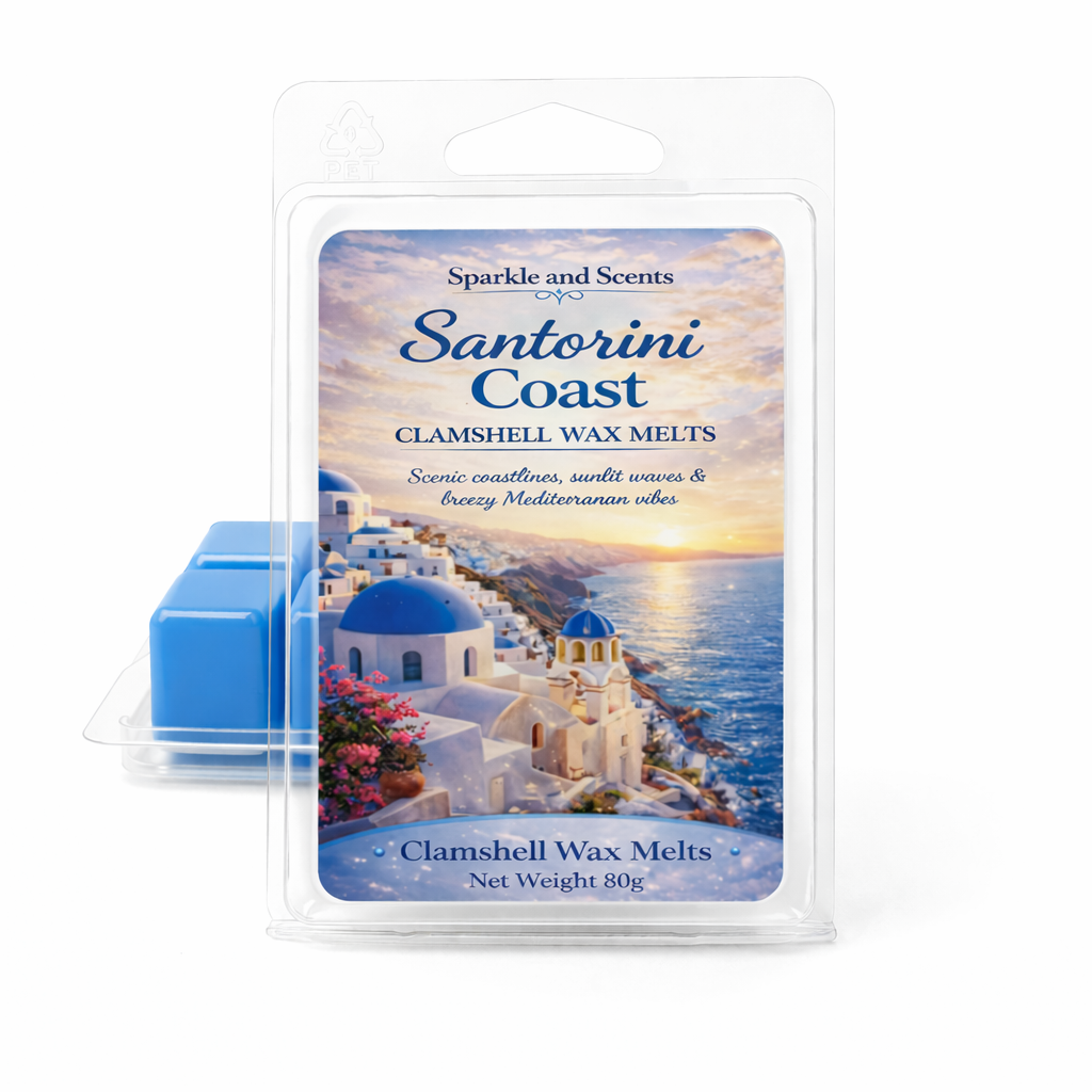 Santorini Coast Clam shell Soy Wax Melt