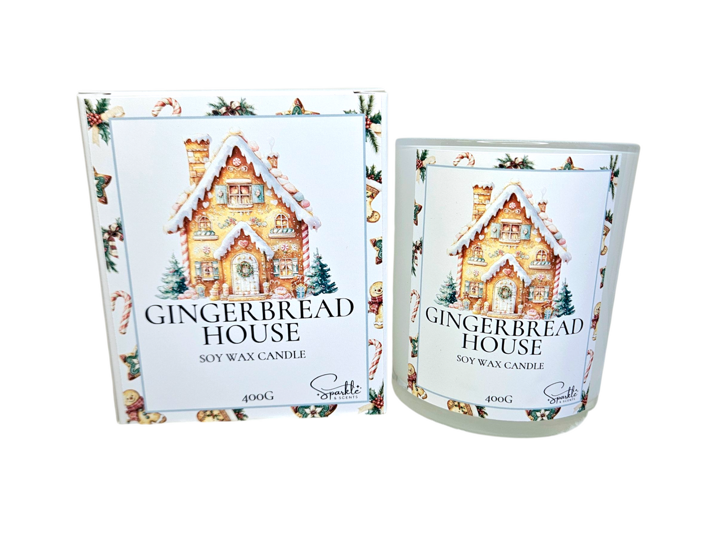 Gingerbread House Soy Candle