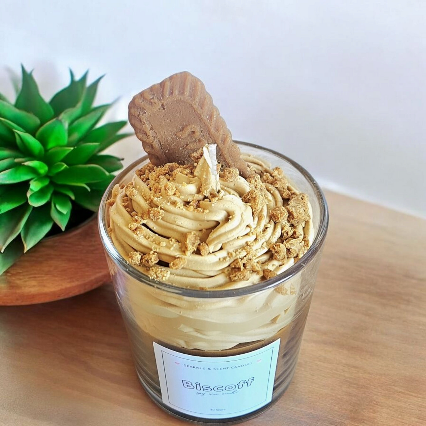 Biscoff Dessert Candle