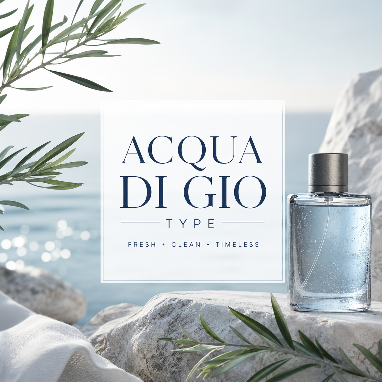 Acqua Di Gio Type Clam Shell Wax Melt