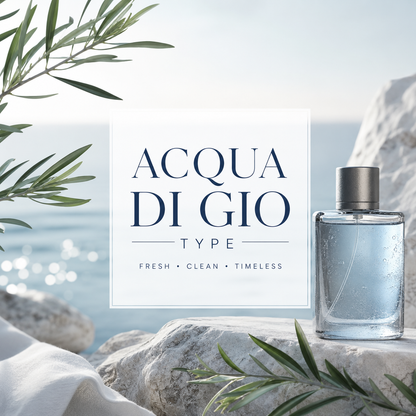 Acqua Di Gio Type Clam Shell Wax Melt