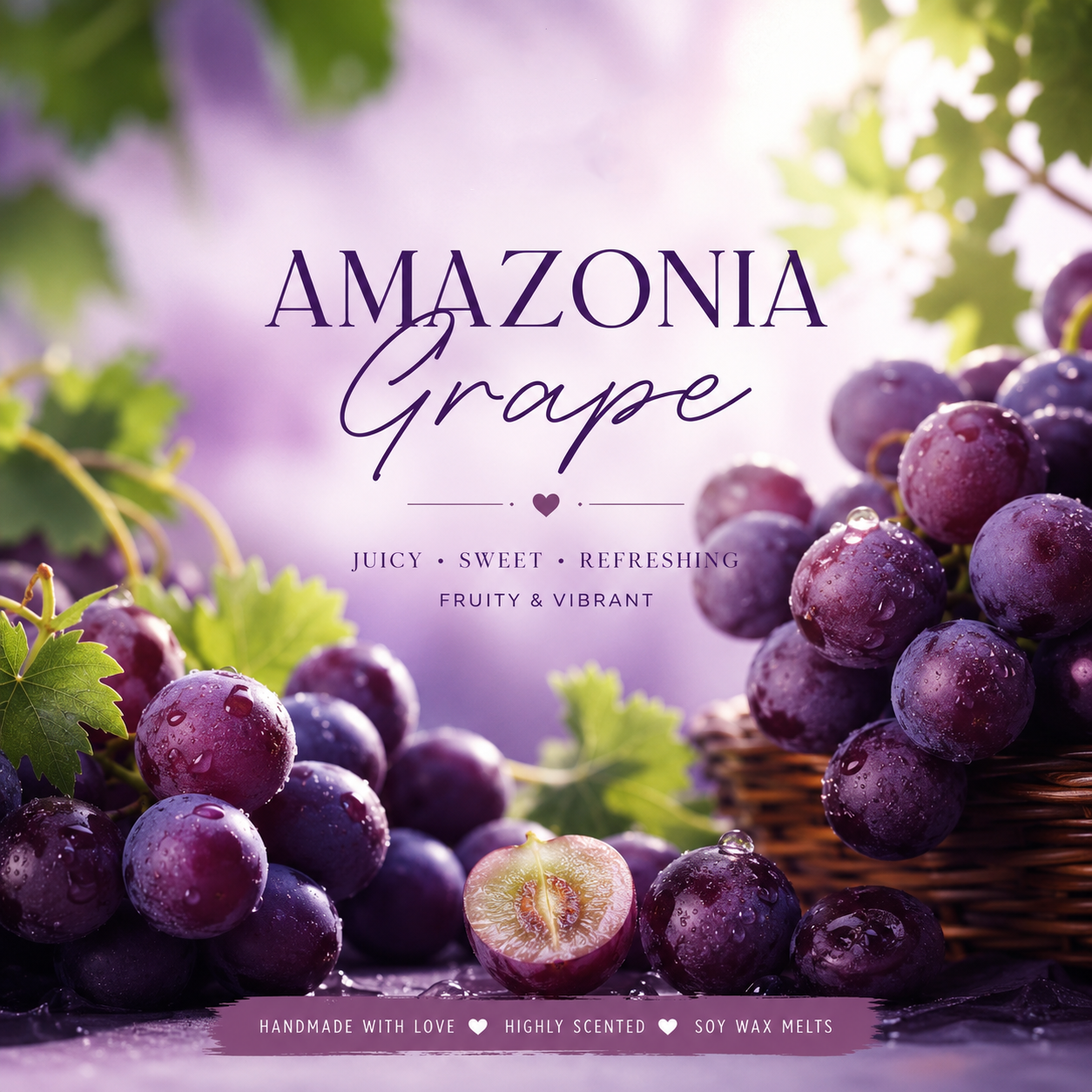 Amazonia Grape Clam Shell Wax Melt