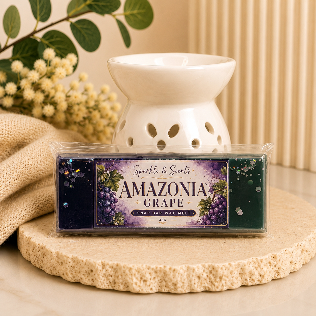 Amazonia Grape wax melt  snap bar