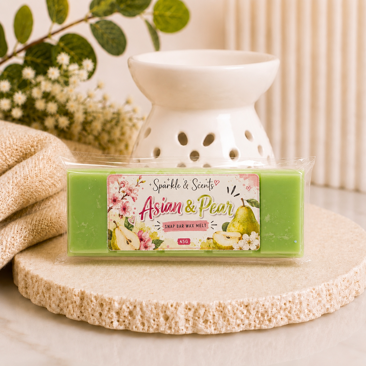 Asian Pear & Lily Snap Bar Wax Melt