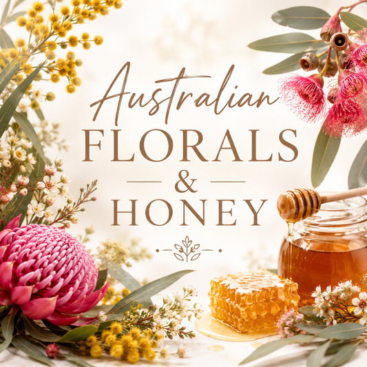 Australian Florals & Honey Clam Shell Wax Melt