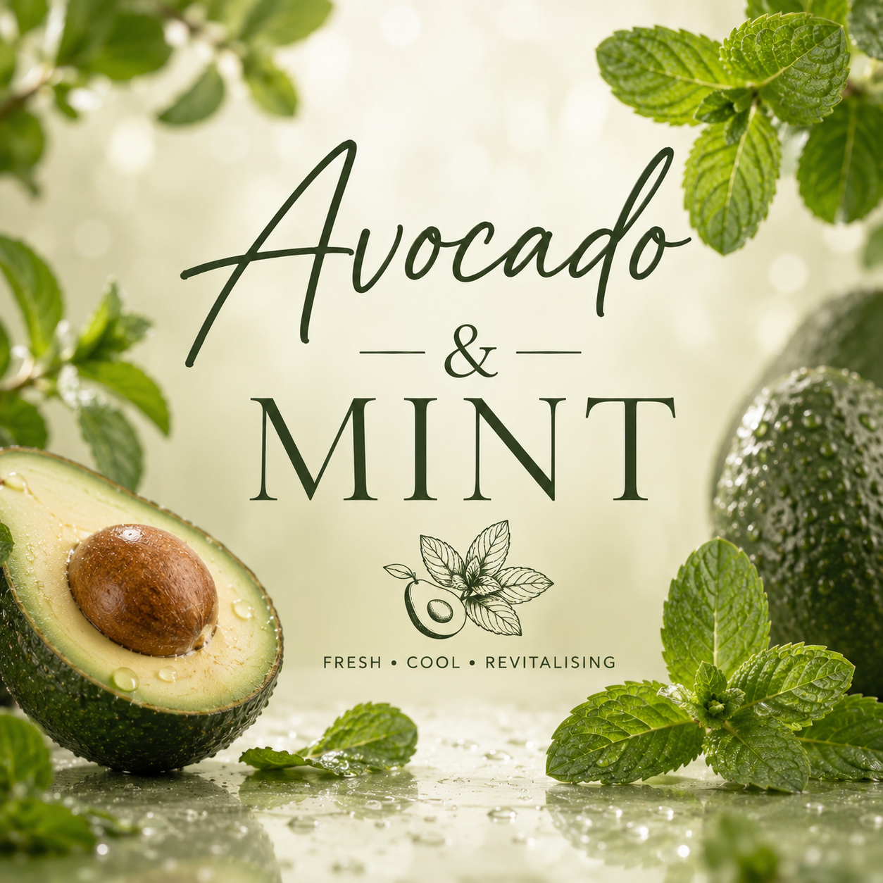 Avocado & Mint Clam Shell Wax Melt