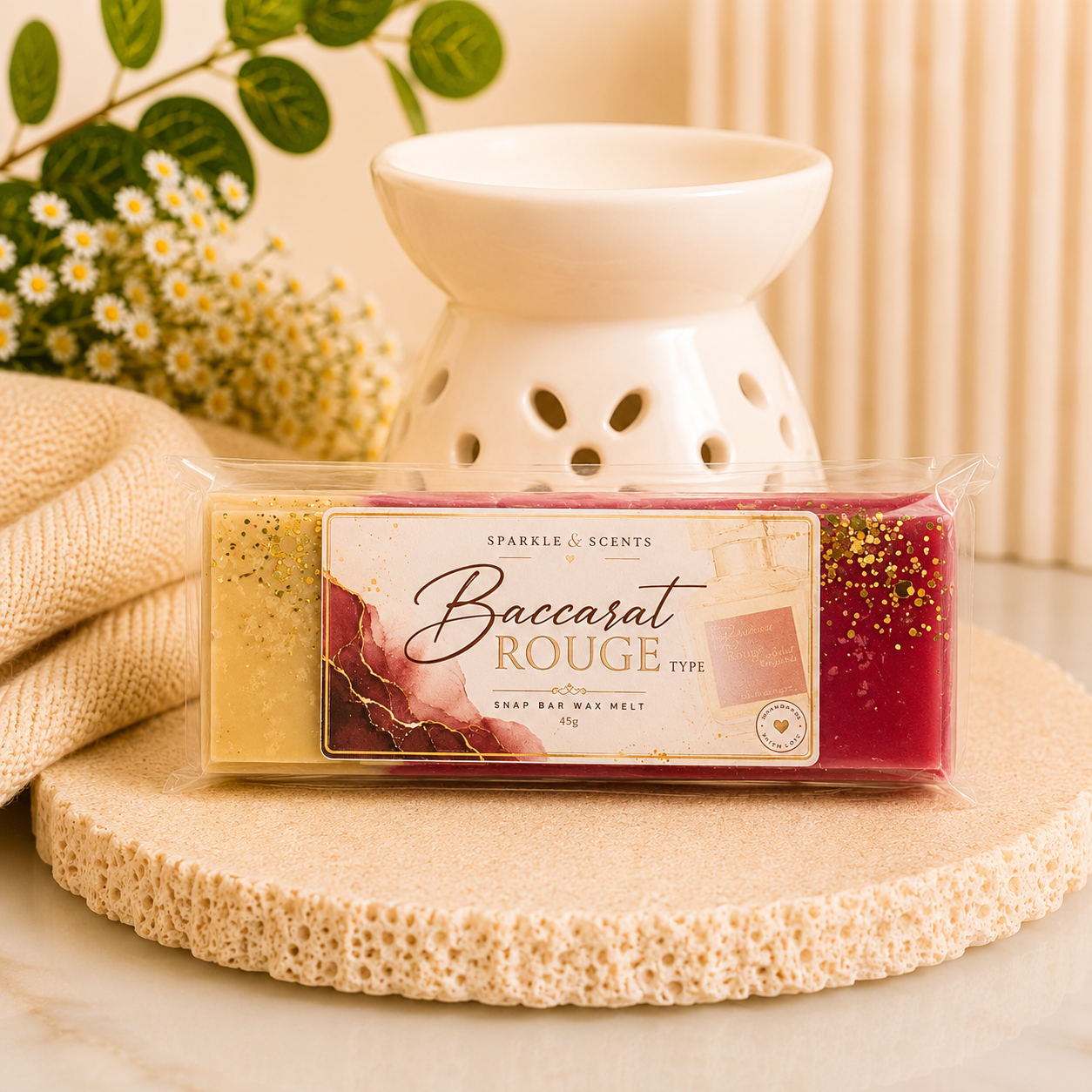Baccarat Rouge Type Snap Bar Wax Melt