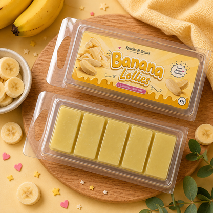 Banana Lollies Clamshell Wax Melt