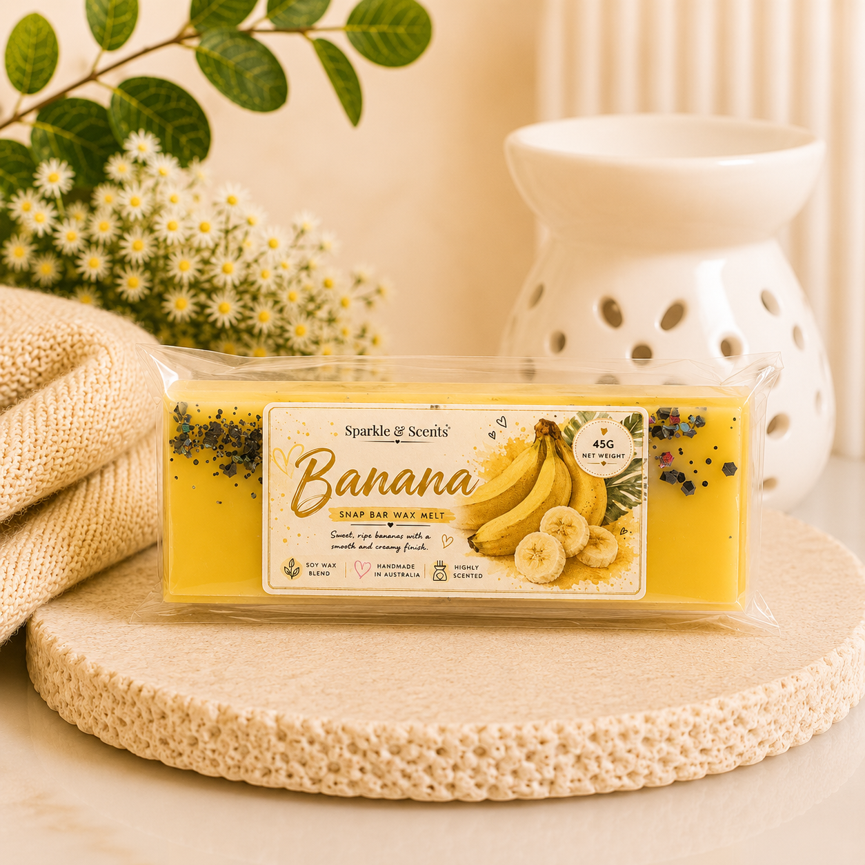 Banana Snap Bar Wax Melt